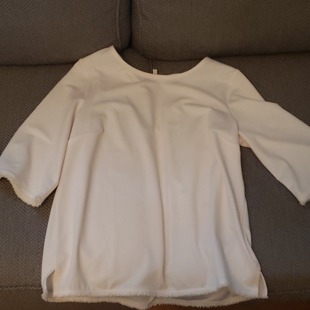 Cream top banana republic new with tags